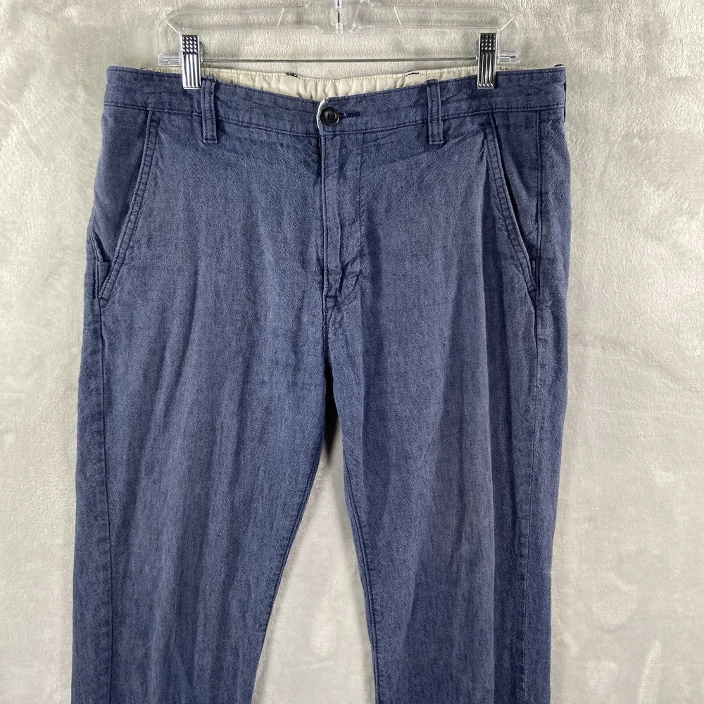 Levi's Jogger Pants Mens 36x27 Linen Blend Cotton Tapered Stretch Lightweight